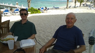 Igor and Nicholas Grand Cayman 2013